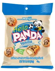 Meiji Hello Panda Cookies, Vanilla Crème Filled - 2.2 oz